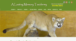 Desktop Screenshot of alastingmemorytaxidermy.com